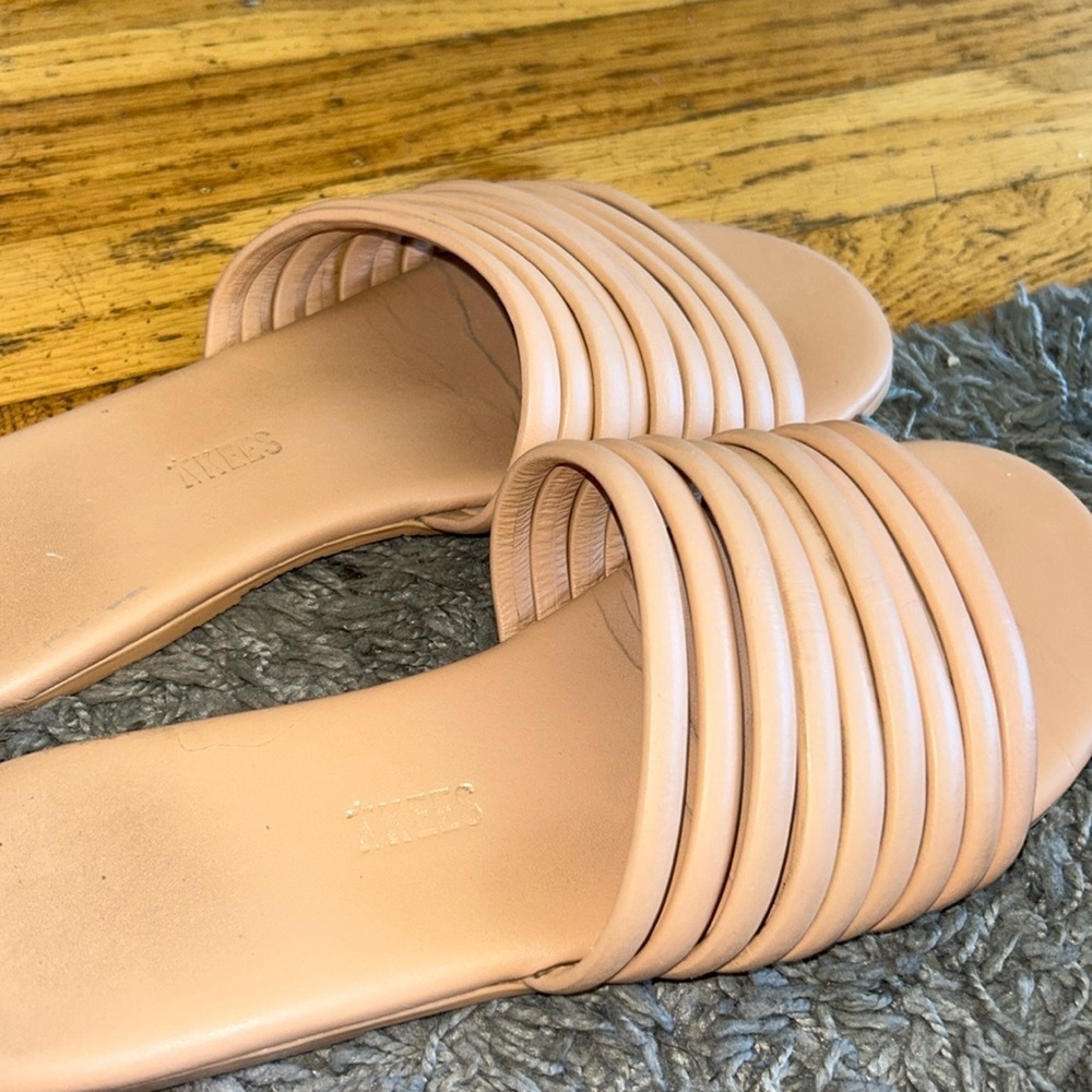 TKEES CARO Nude Tan Slide Sandals Size 8 - Picture 5 of 9